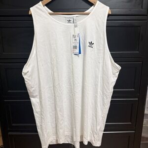Men's Adidas Originals Essentials Embroidered‎ Logo Trefoil Tank Top 2XL